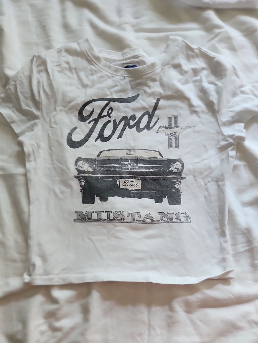 Ford White Kids Mustang Graphic Tee
